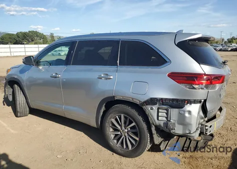 2018 Toyota Highlander Se from USA, damaged, VIN 5TDKZRFH5JS534366